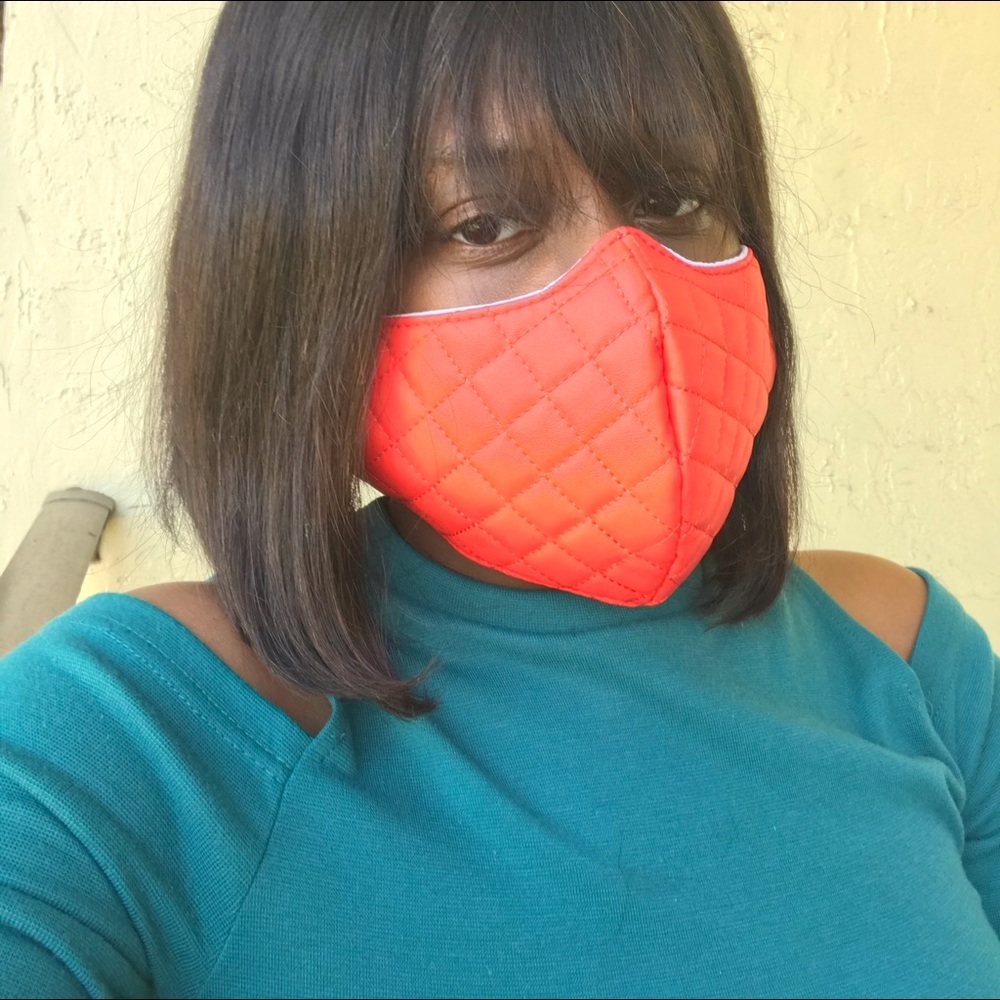 Quilted Leather Mask